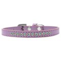 Mirage Pet Products AB Crystal Puppy CollarLavender Size 16 611-02 LV-16